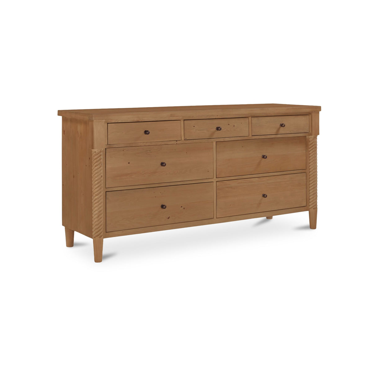 Joni Dresser – 64" 7-Drawer Wood Dresser (2)