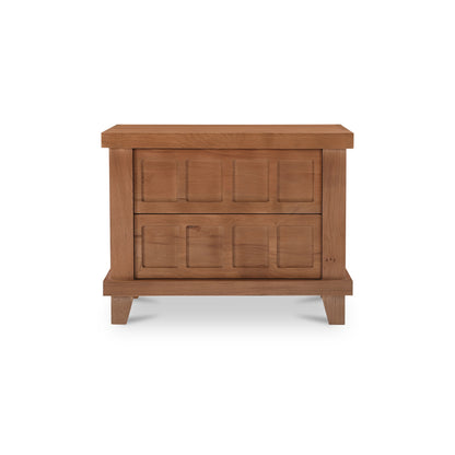 Enya Nightstand – 32" Red Oak Nightstand (1)