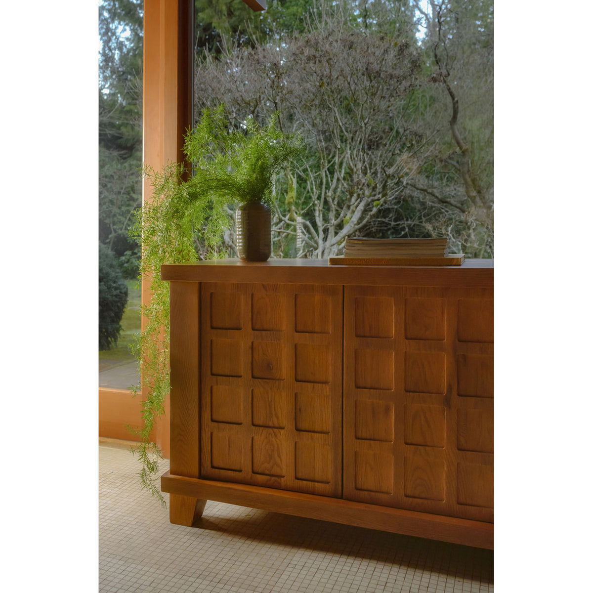 Enya Sideboard – 80" Oak Sideboard (2 Colors) (26)
