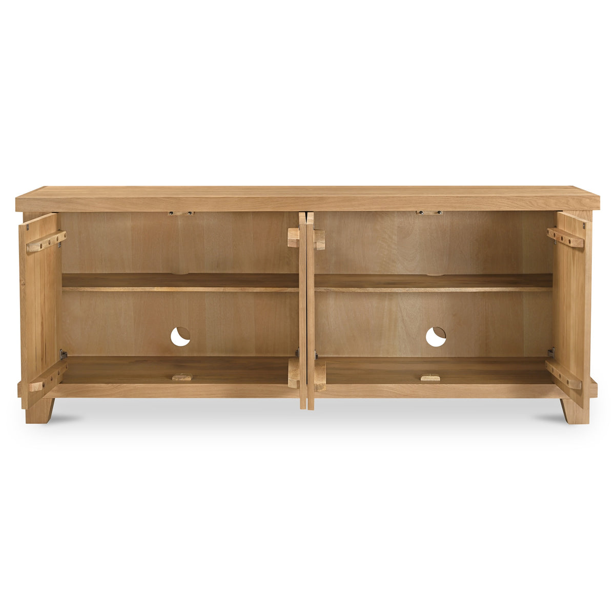 Enya Sideboard – 80" Oak Sideboard (2 Colors) (2)