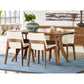 Florence Small Dining Table – 63" Solid Walnut Dining Table (5)