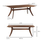 Florence Small Dining Table – 63" Solid Walnut Dining Table (7)