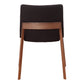 Deco Dining Chair – 21" Walnut Frame Dining Chair, Set of 2 (3 Colors) (22)