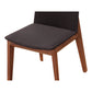 Deco Dining Chair – 21" Walnut Frame Dining Chair, Set of 2 (3 Colors) (23)