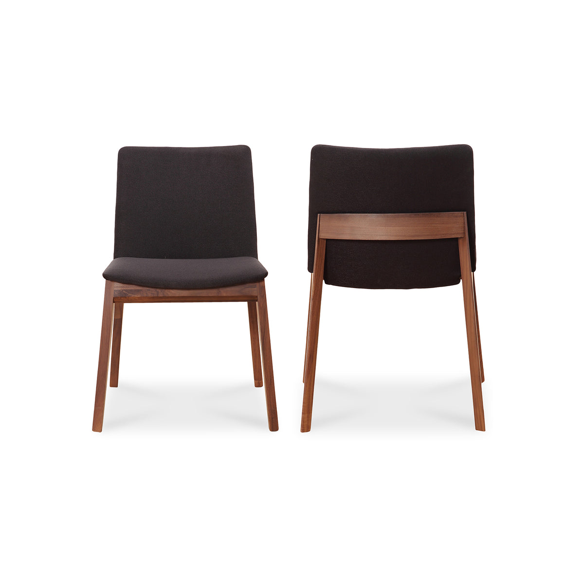 Deco Dining Chair – 21" Walnut Frame Dining Chair, Set of 2 (3 Colors) (19)