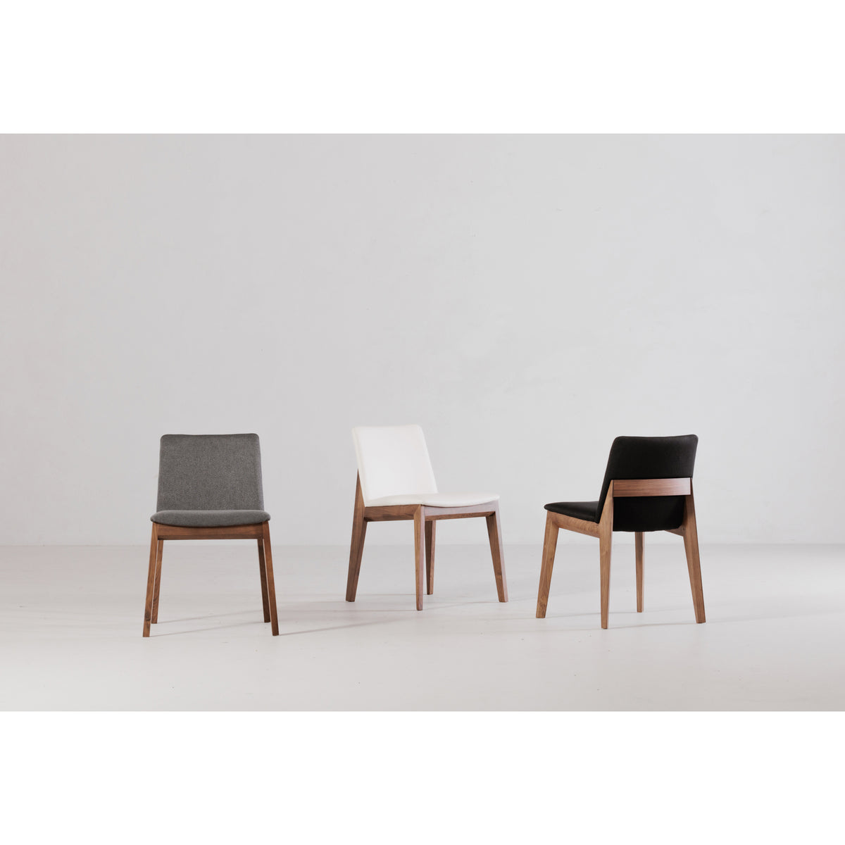 Deco Dining Chair – 21" Walnut Frame Dining Chair, Set of 2 (3 Colors) (16)