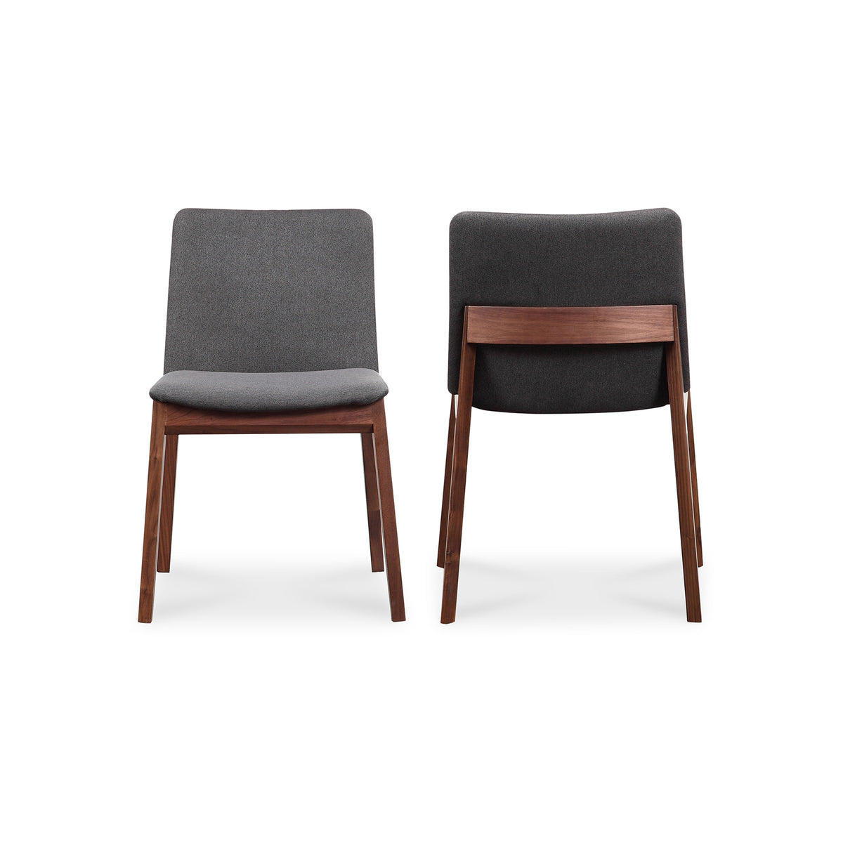 Deco Dining Chair – 21" Walnut Frame Dining Chair, Set of 2 (3 Colors) (30)