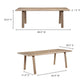 Malibu Dining Table – 88" Solid Wood Dining Table (2 Colors) (24)