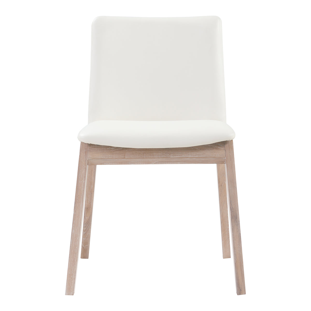 Deco Oak Dining Chair – 21" Solid Oak Dining Chair, Set of 2 (3)