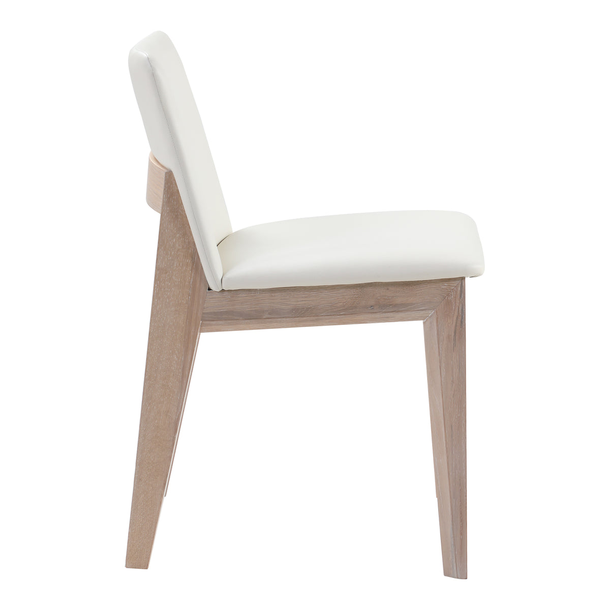 Deco Oak Dining Chair – 21" Solid Oak Dining Chair, Set of 2 (6)