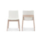 Deco Oak Dining Chair – 21" Solid Oak Dining Chair, Set of 2 (2)