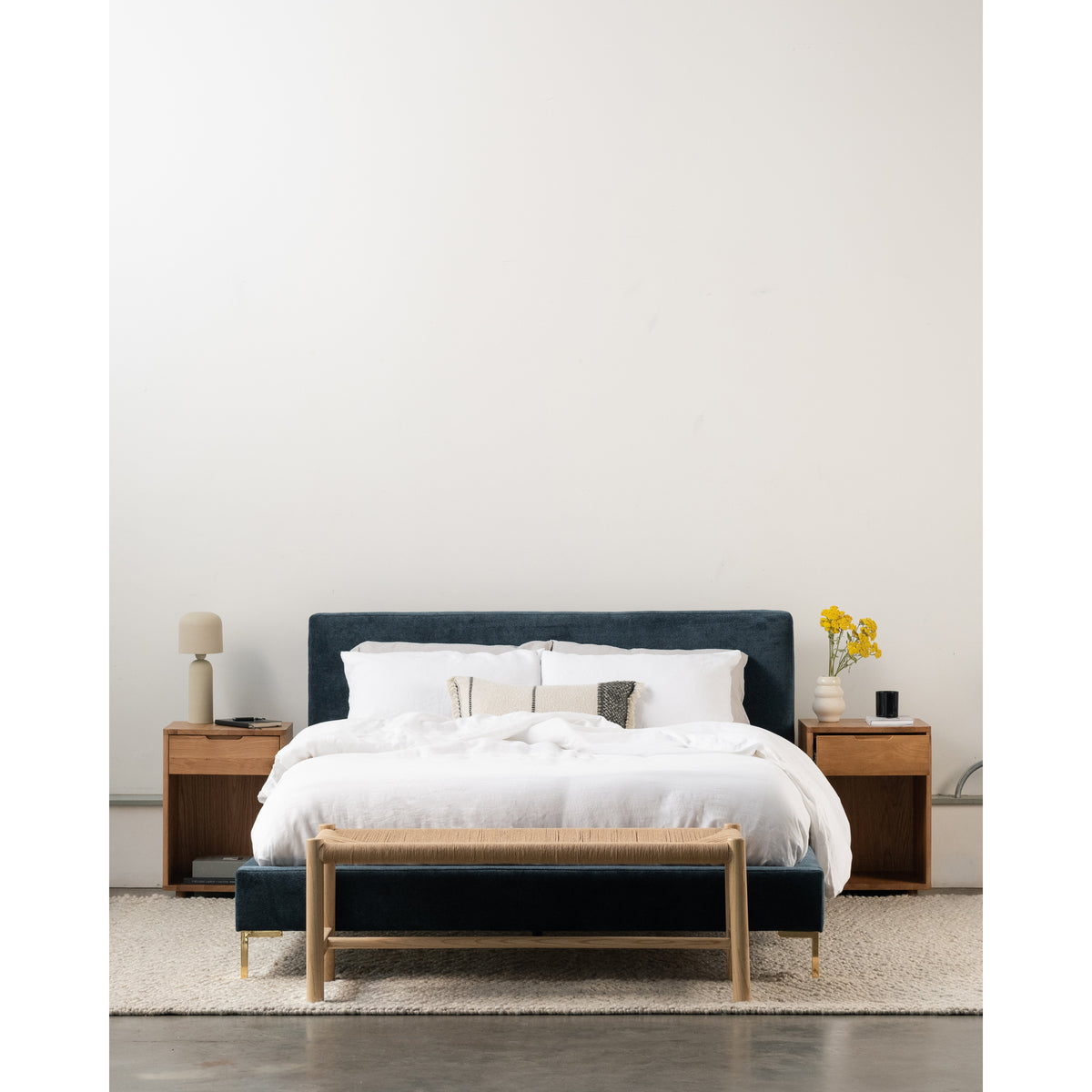 Osamu Nightstand – 17" Solid White Oak Nightstand (9)