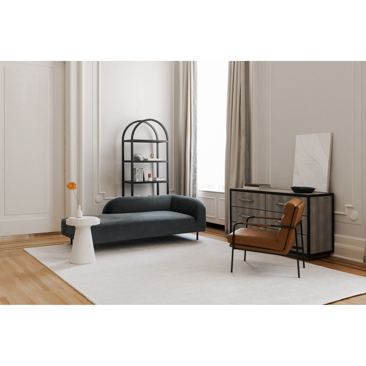 Eero Bookcase – 80" Solid Wood Bookcase (3 Colors) (21)