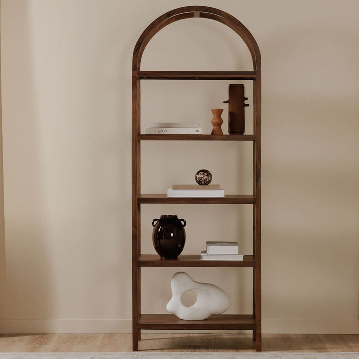 Eero Bookcase – 80" Solid Wood Bookcase (3 Colors) (30)