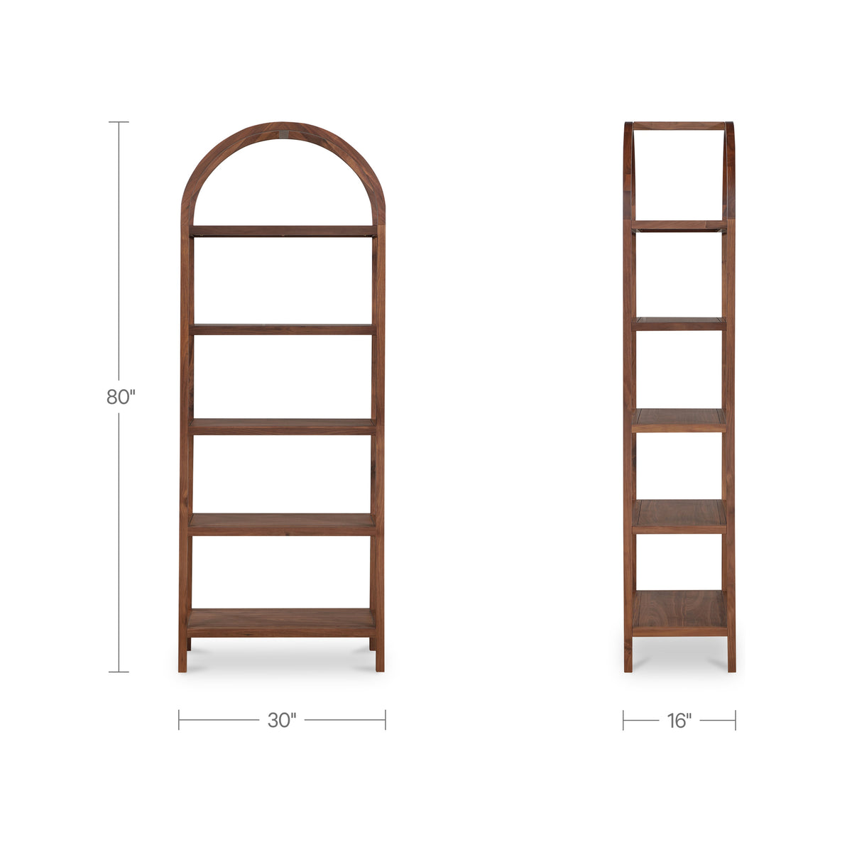 Eero Bookcase – 80" Solid Wood Bookcase (3 Colors) (32)