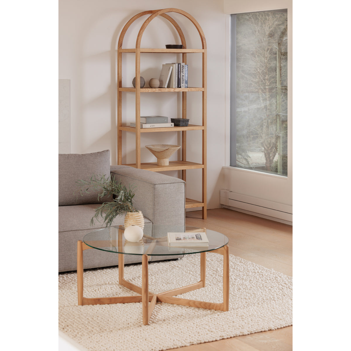 Eero Bookcase – 80" Solid Wood Bookcase (3 Colors) (12)