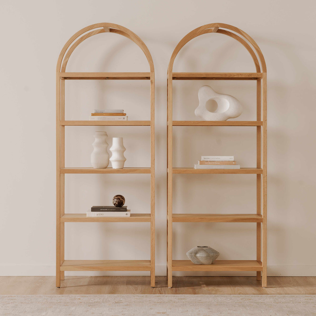 Eero Bookcase – 80" Solid Wood Bookcase (3 Colors) (7)