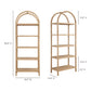 Eero Bookcase – 80" Solid Wood Bookcase (3 Colors) (11)