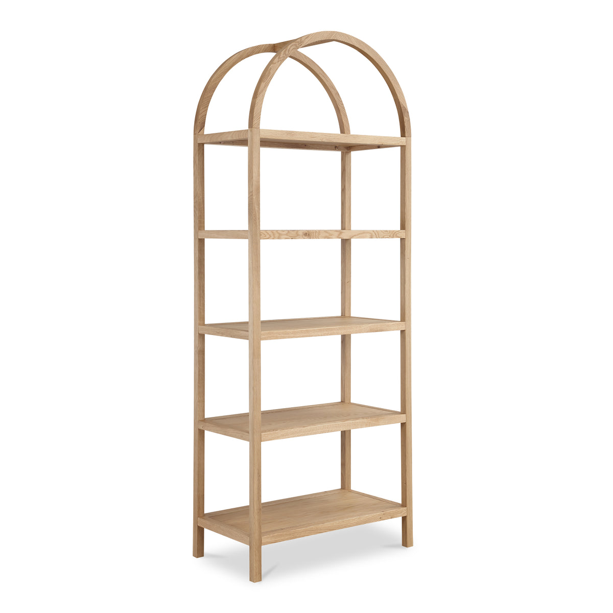 Eero Bookcase – 80" Solid Wood Bookcase (3 Colors) (2)