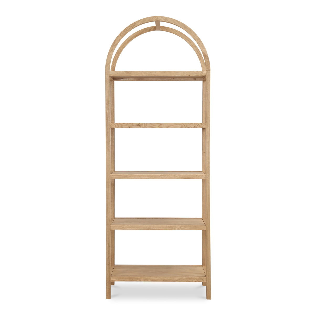 Eero Bookcase – 80" Solid Wood Bookcase (3 Colors) (1)
