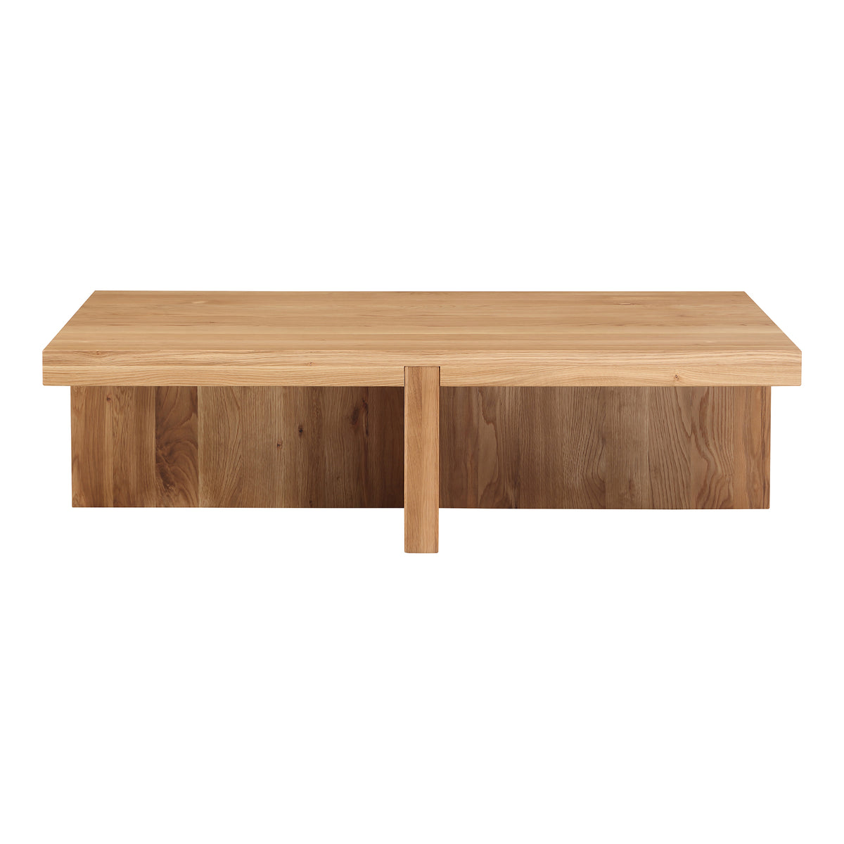 Folke Coffee Table – 50" Rectangular Solid Wood Coffee Table (2 Colors) (1)