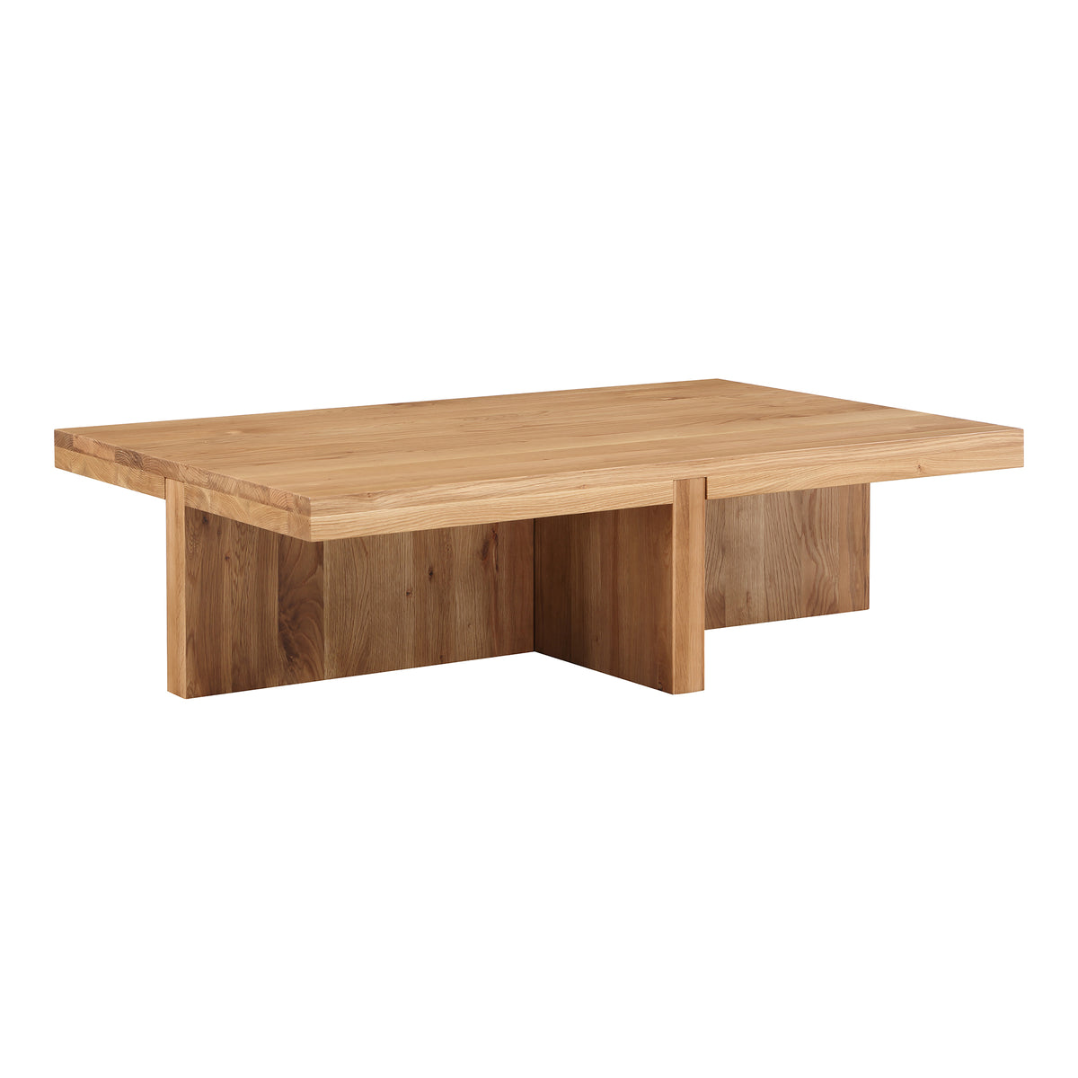 Folke Coffee Table – 50" Rectangular Solid Wood Coffee Table (2 Colors) (2)