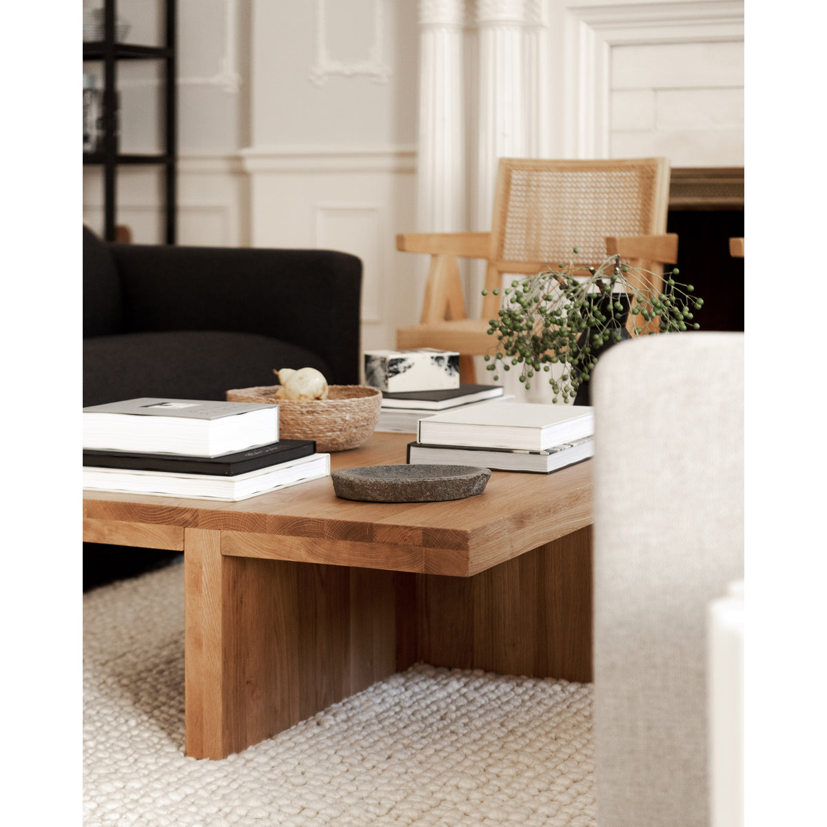 Folke Coffee Table – 50" Rectangular Solid Wood Coffee Table (2 Colors) (6)