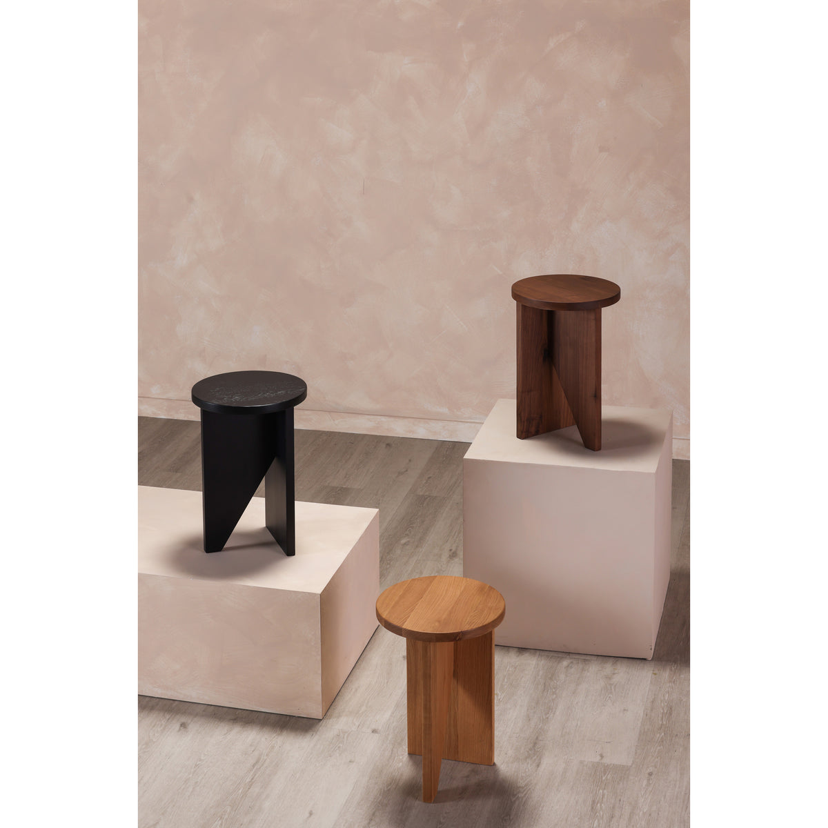 Grace Wood Accent Table – 14" Solid Wood Accent Table (3 Colors) (7)