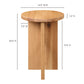 Grace Wood Accent Table – 14" Solid Wood Accent Table (3 Colors) (11)