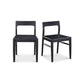 Owing Dining Chair – 19.5" Solid Wood Dining Chairs, Set of 2 (3 Colors) (26)