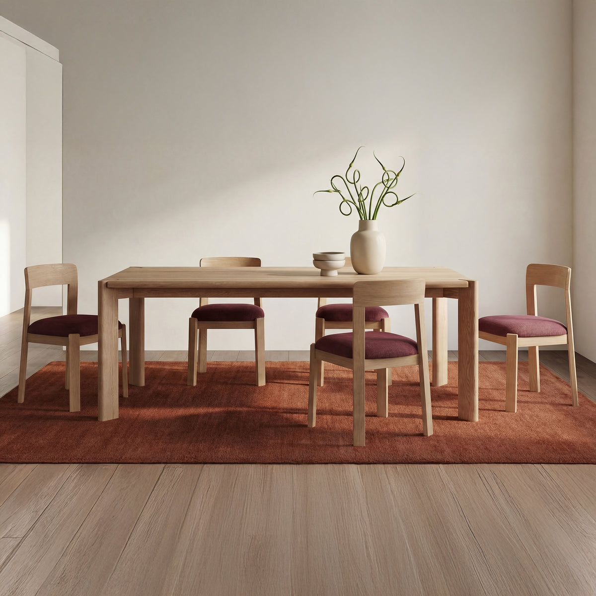 Daifuku Dining Table – 96" Solid Wood Dining Table (2 Colors) (17)