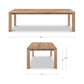 Daifuku Dining Table – 96" Solid Wood Dining Table (2 Colors) (18)