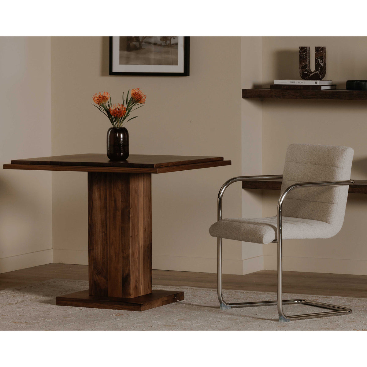 May Cafe Table – 35" Solid Walnut Cafe Table (7)
