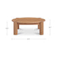 Jack Coffee Table – 43.3" Round Solid Oak Coffee Table (9)