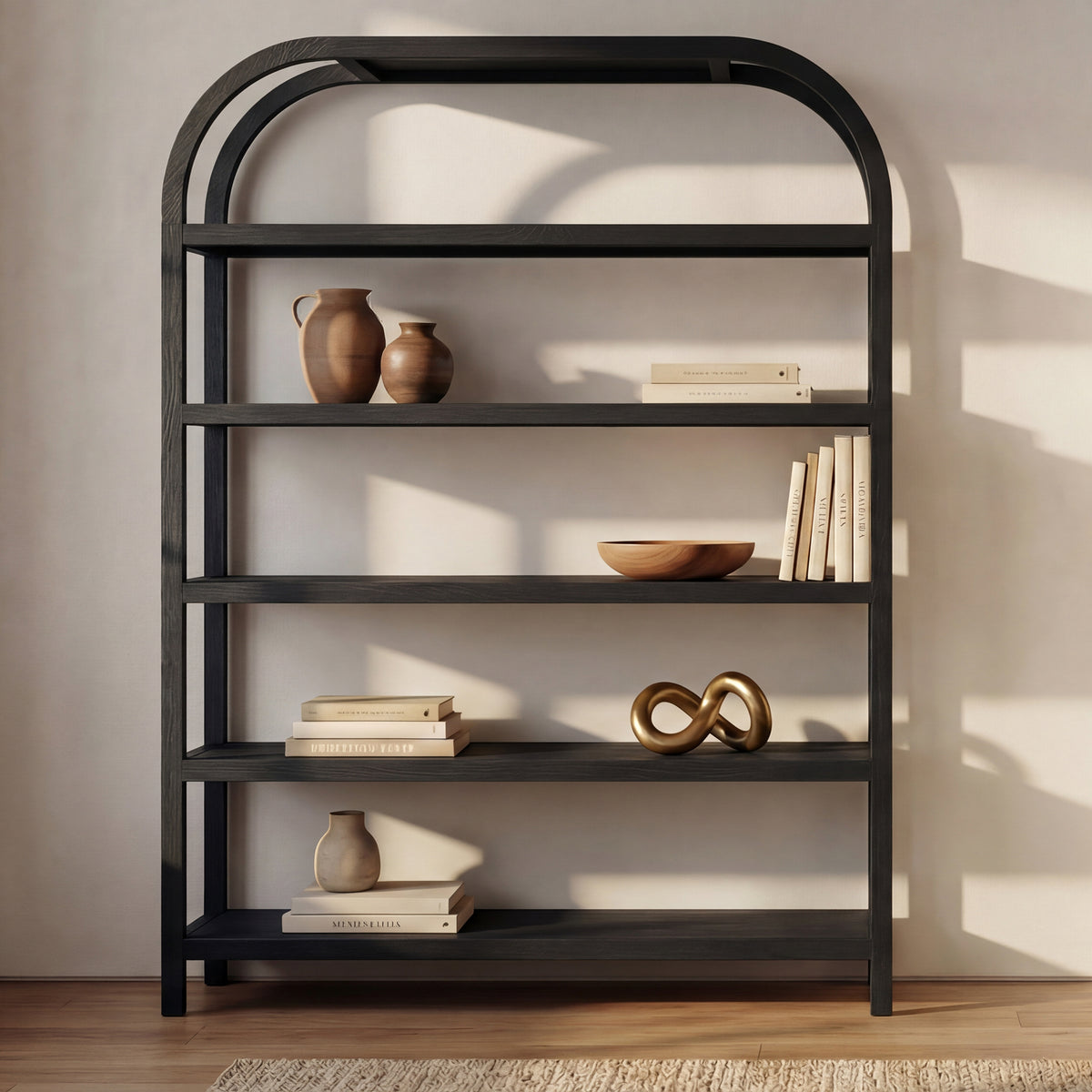 Eero Bookcase – 80" Solid Wood Bookcase (3 Colors) (43)