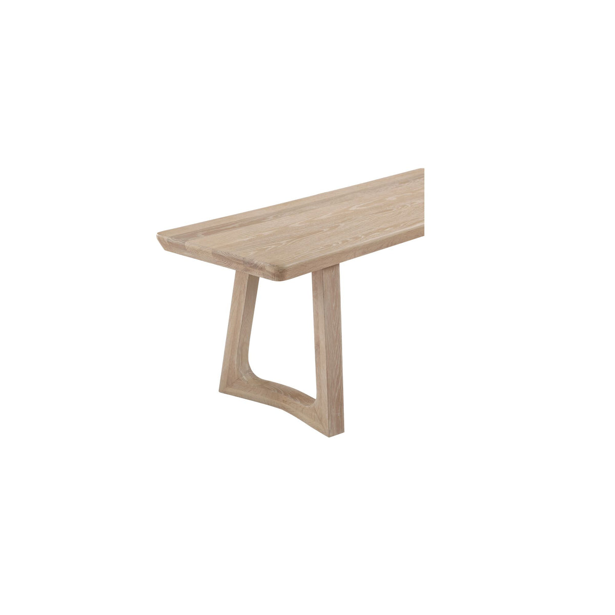 Silas Dining Bench – 68" Solid Oak Dining Bench (5)