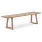 Silas Dining Bench – 68" Solid Oak Dining Bench (2)