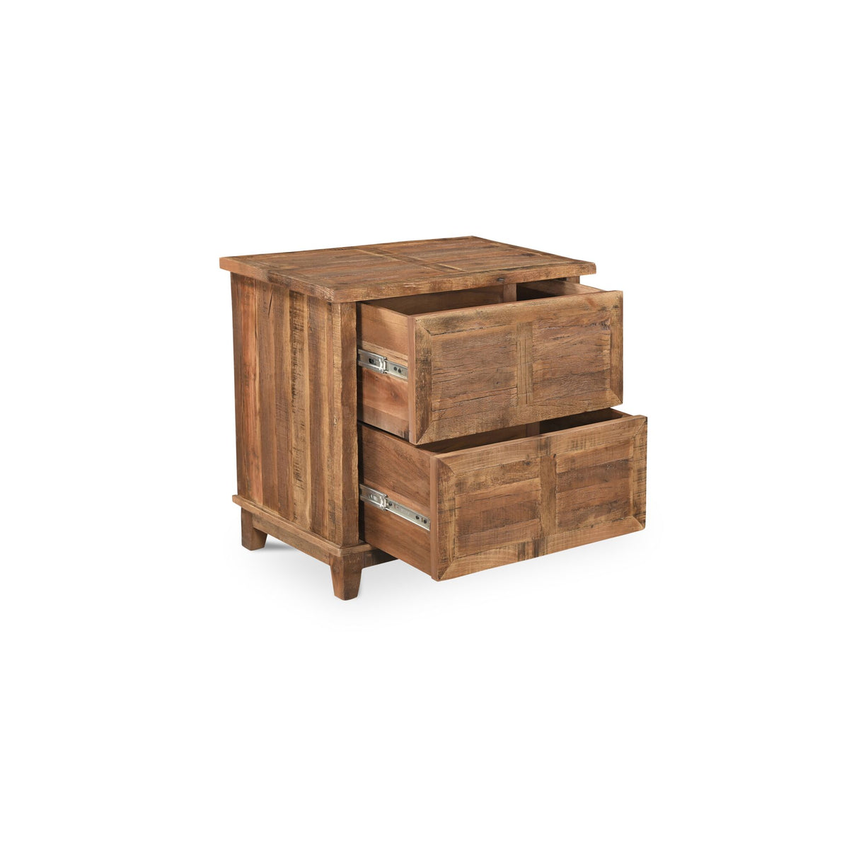 Augusta Nightstand – 28" Reclaimed Wood Nightstand (2)
