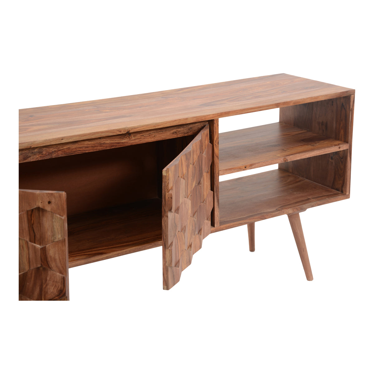 O2 TV Cabinet – 57" Sheesham Wood TV Cabinet (6)