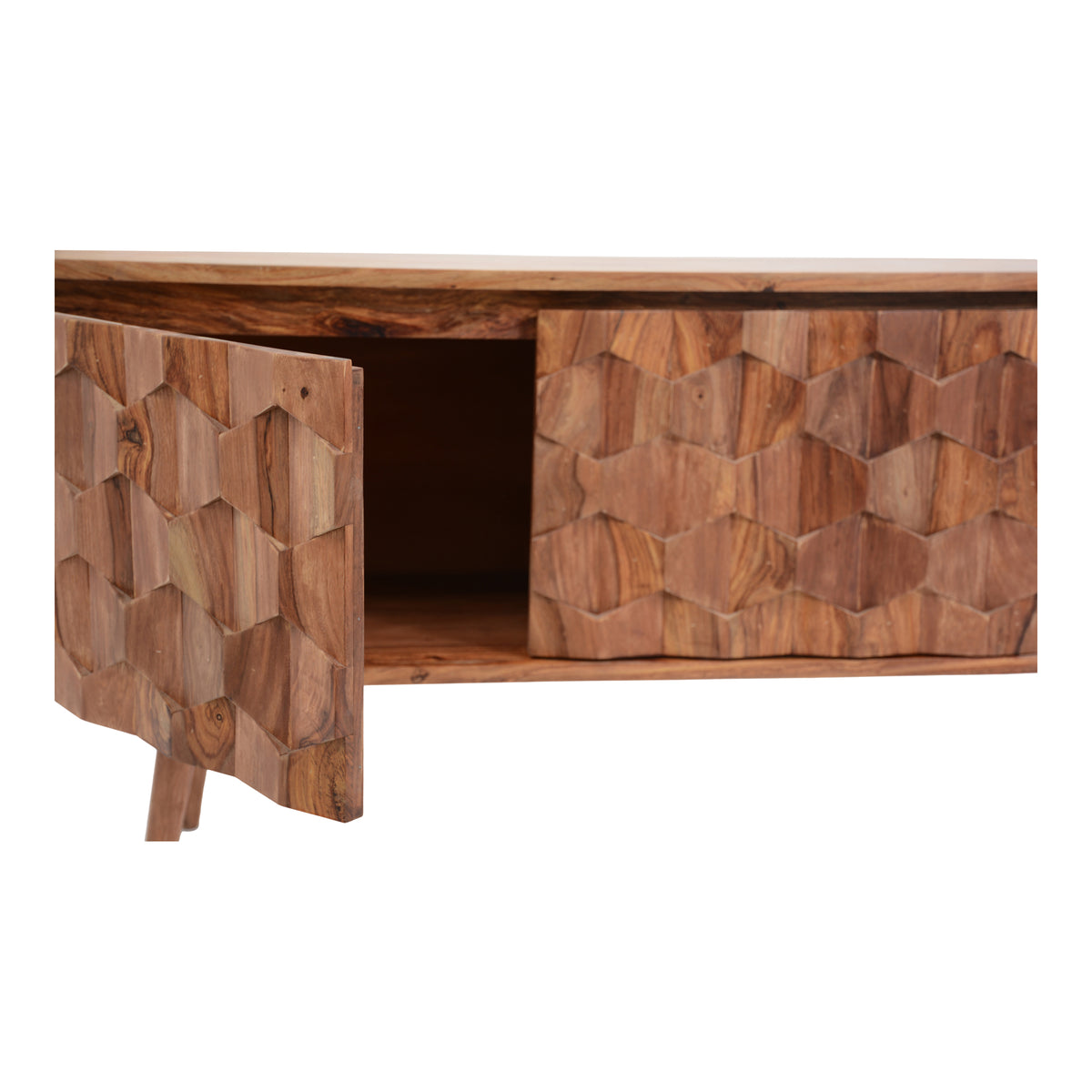 O2 TV Cabinet – 57" Sheesham Wood TV Cabinet (7)