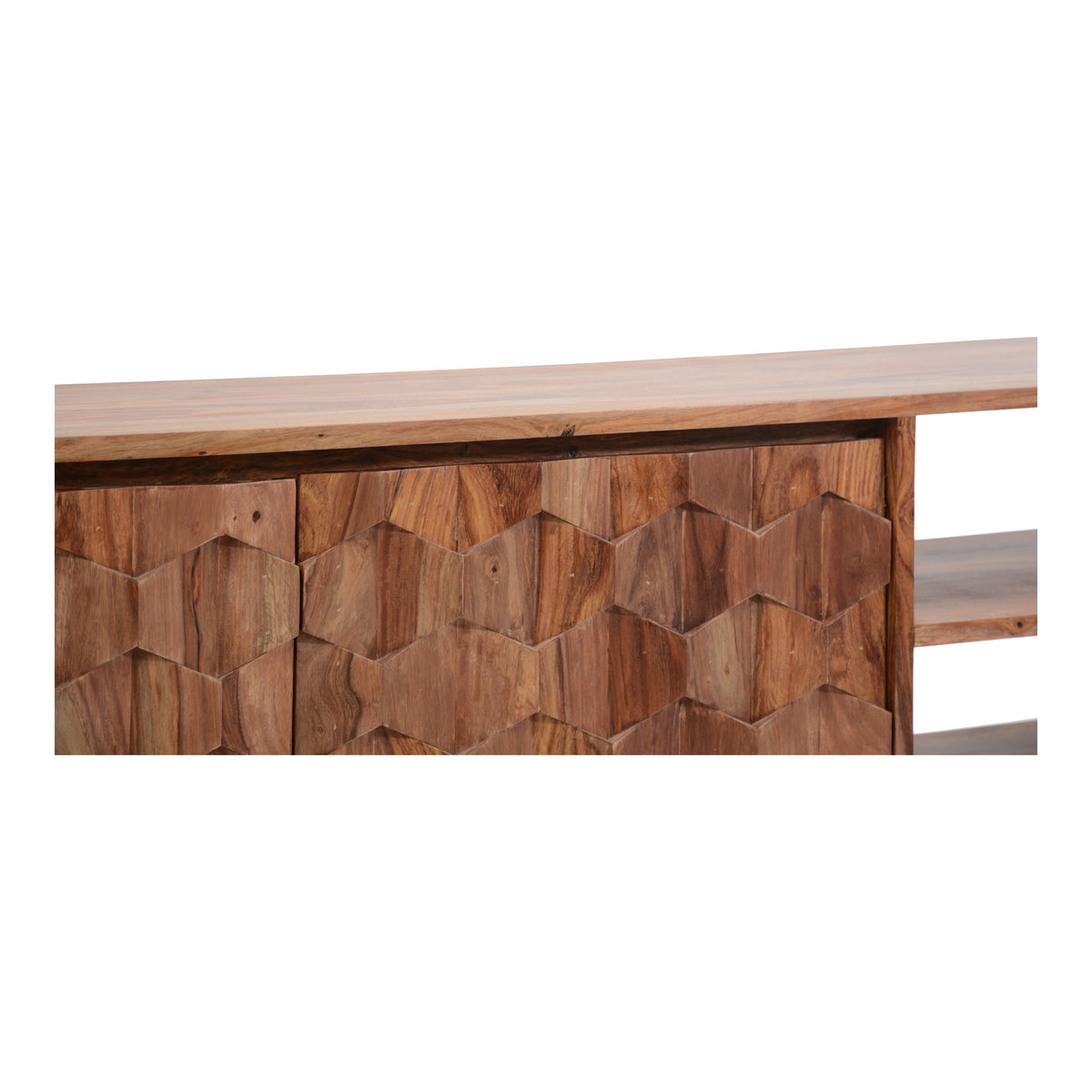O2 TV Cabinet – 57" Sheesham Wood TV Cabinet (8)