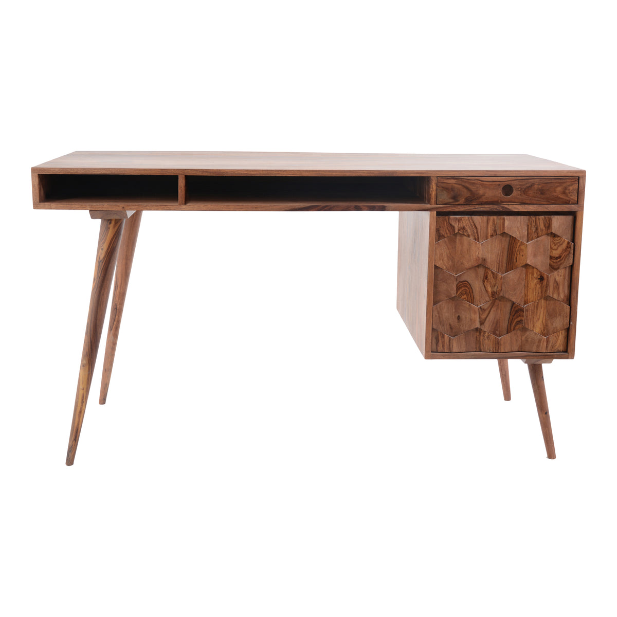 O2 Desk – 53.5" Sheesham Wood Desk (1)