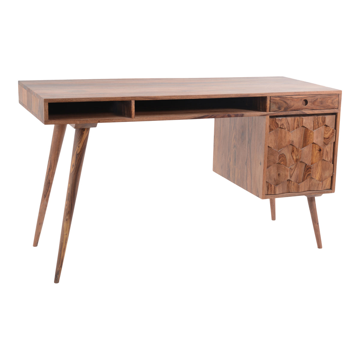 O2 Desk – 53.5" Sheesham Wood Desk (2)