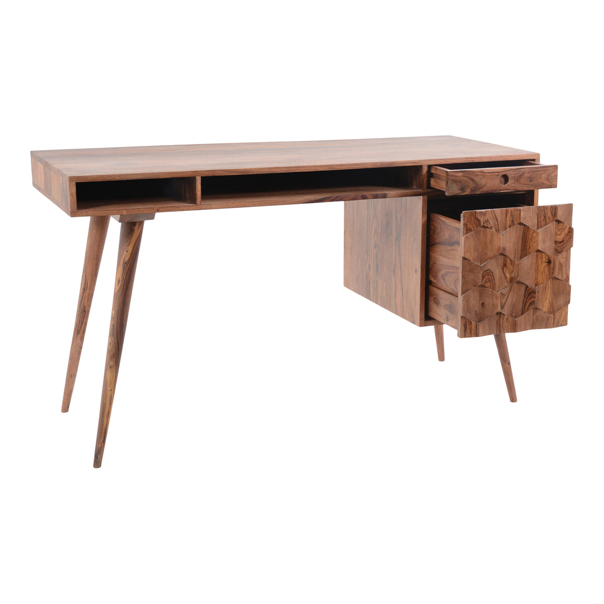O2 Desk – 53.5" Sheesham Wood Desk (3)