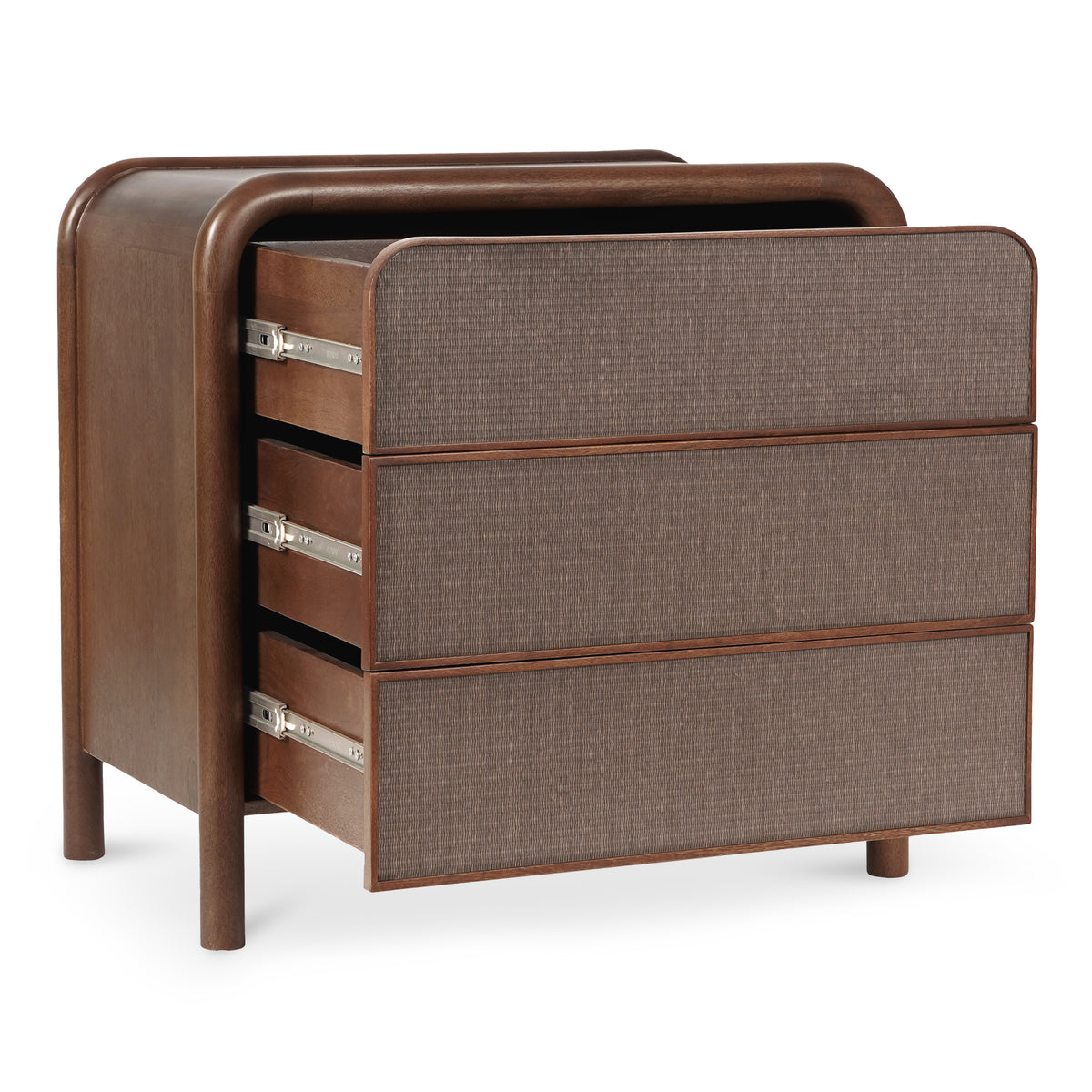 Rye Nightstand – 31.75" Mango Wood 3 Drawer Nightstand (4)