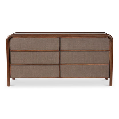 Rye Dresser – 61.75" Mango Wood 6 Drawer Dresser (1)
