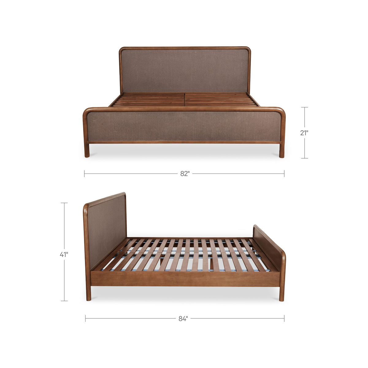 Rye Bed – 84" Mango Wood Bed with Tatami Panels (22)