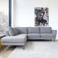 Benson Fabric L Shape Sectional Chaise Sofa 97'