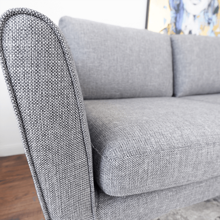 Fabric L-Shape Sectional Chaise Sofa 97” – close-up detail