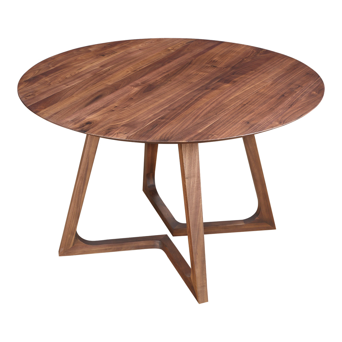 Godenza Round Dining Table – 47" Solid Wood Round Dining Table (2 Colors) (2)